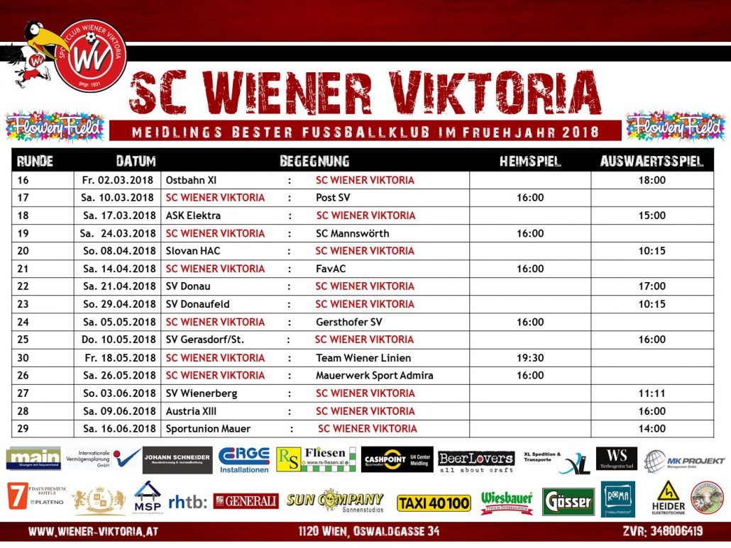 SC WIENER VIKTORIA Der Beste Fussballklub Meidlings